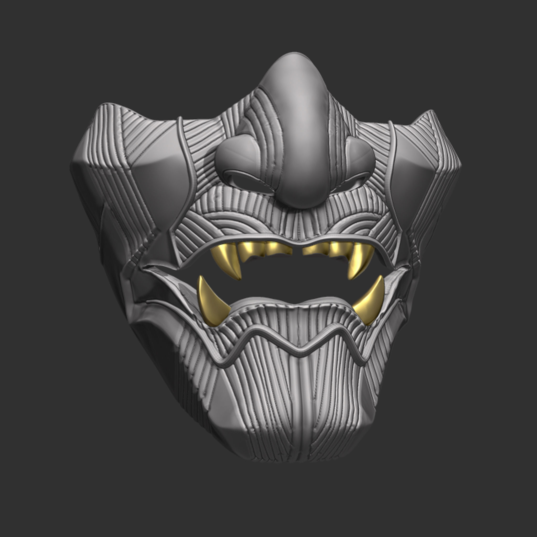 Ninja Mini Mask 3D print model_4