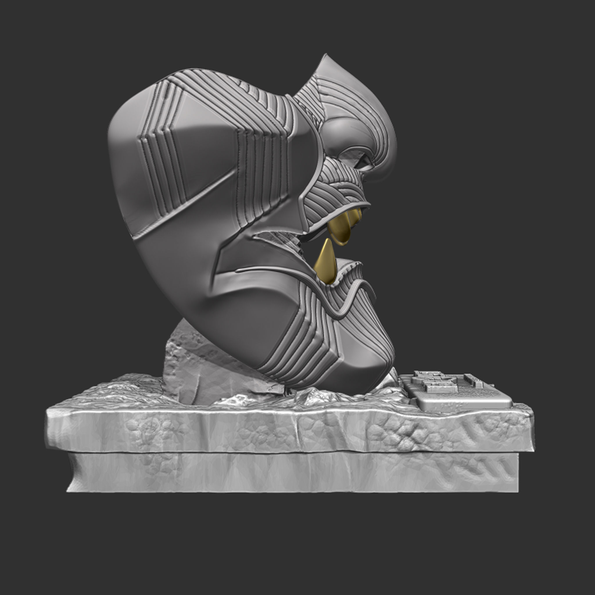 Ninja Mini Mask 3D print model_2