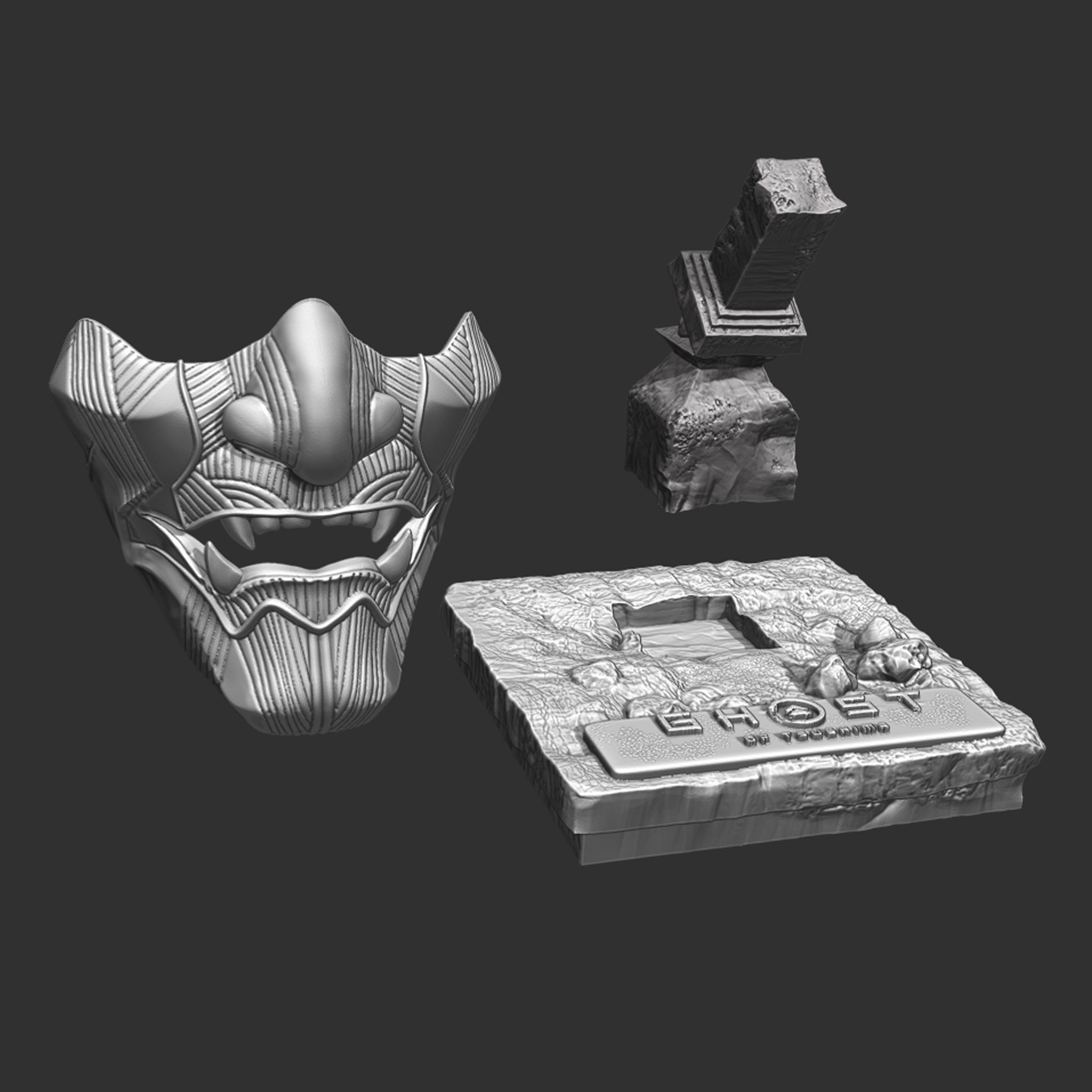 Ninja Mini Mask 3D print model_9