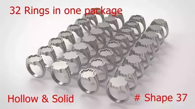 Signet Men Ring Pack No 37