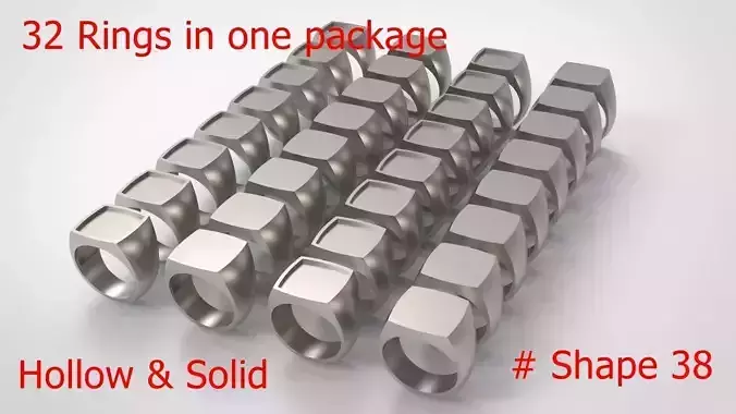 Signet Men Ring Pack No 38