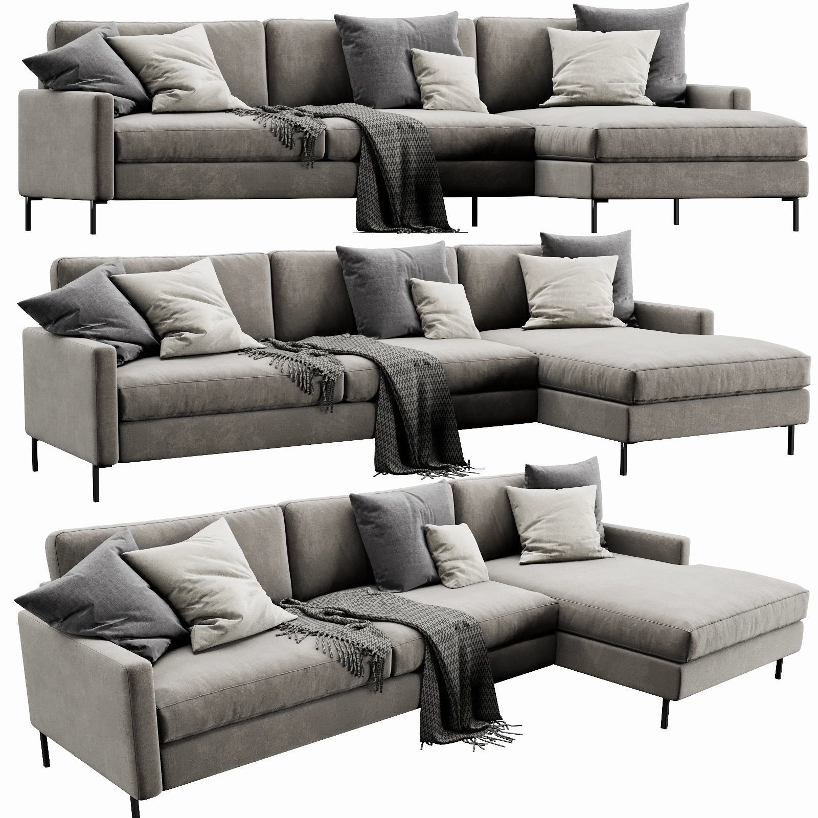 Interface Nana Chaise Lounge 3D model_4