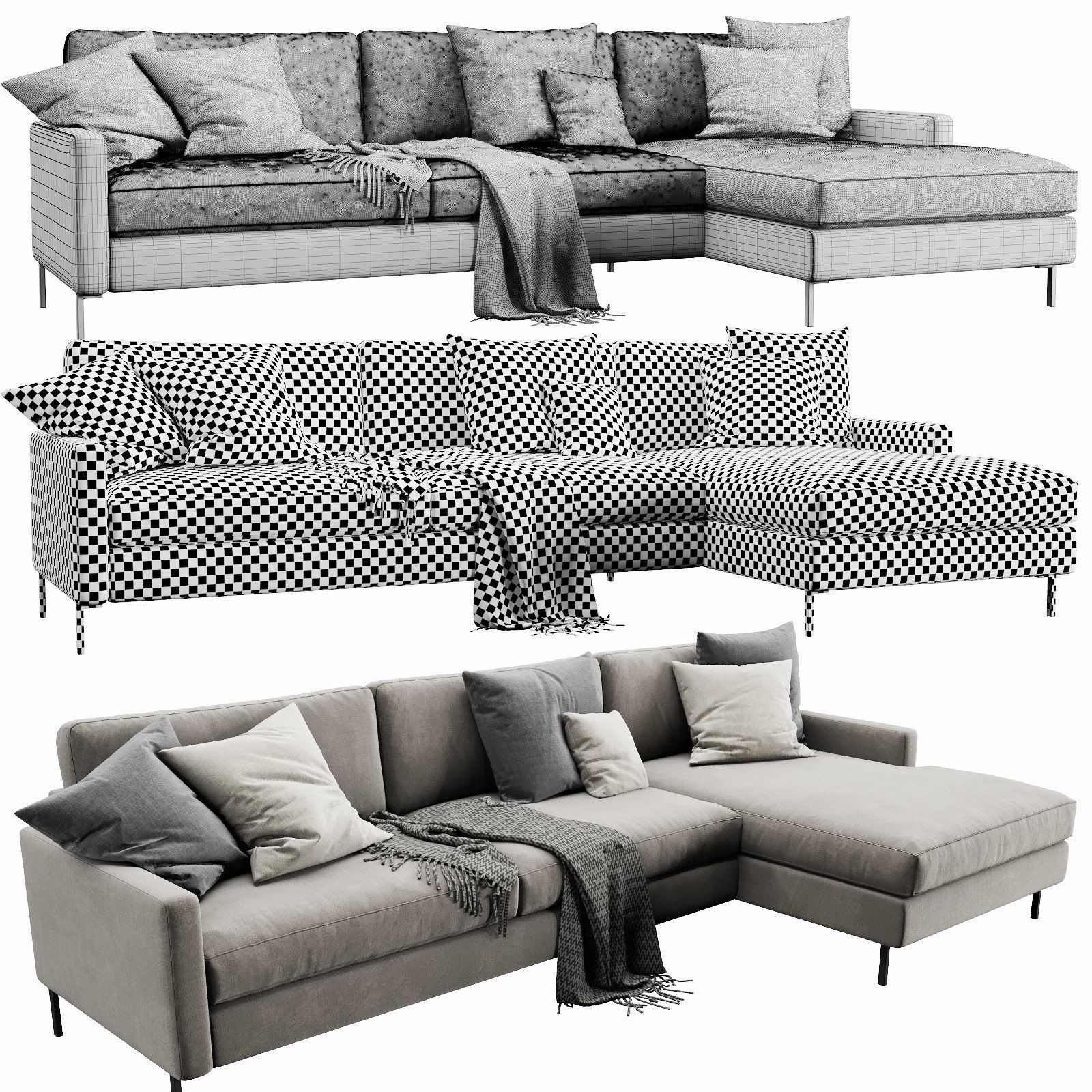 Interface Nana Chaise Lounge 3D model_6