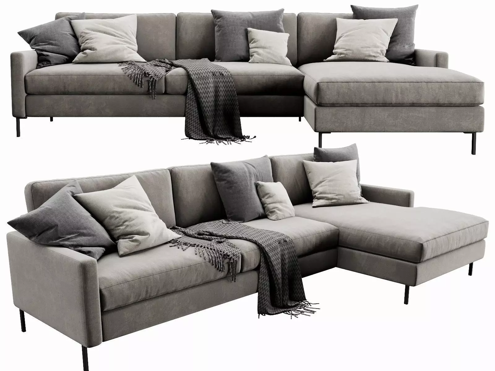 Interface Nana Chaise Lounge 3D model_0