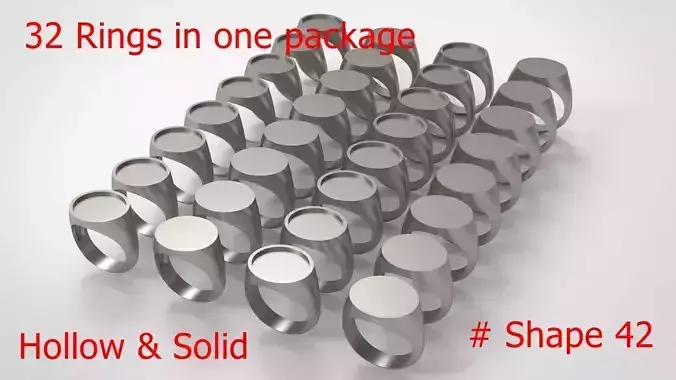 Signet Men Ring Pack No 42 