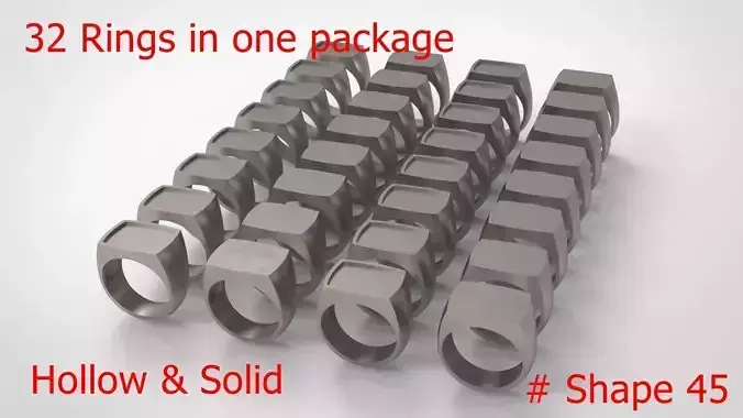 Signet Men Ring Pack No 45