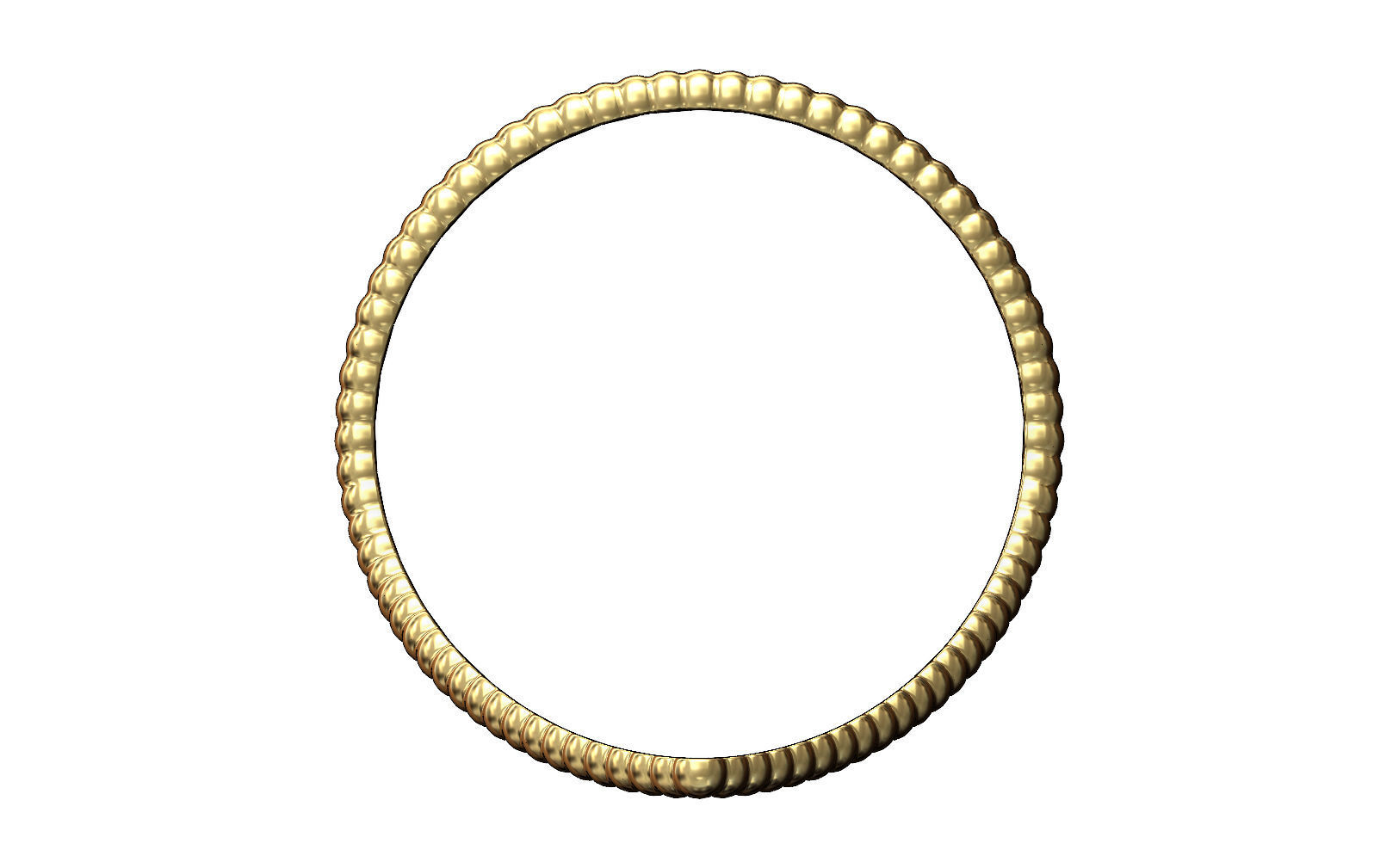 Moroccan beldi ring with moucharabieh motif 3D print model_6