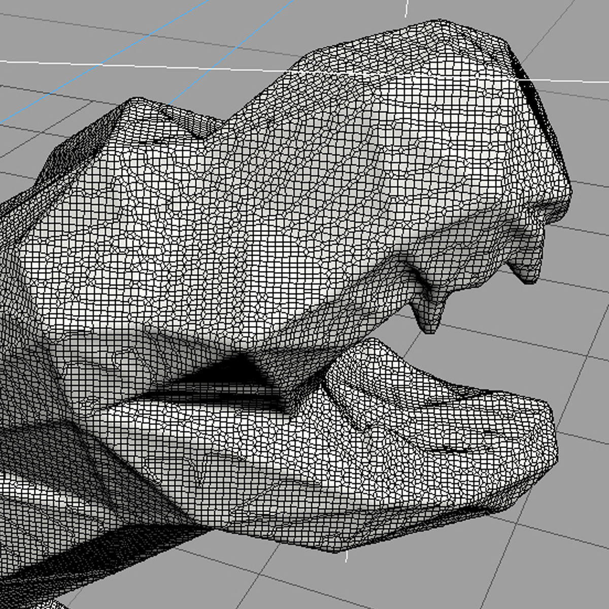 3D PRINTED MODEL T-REX-ABSTRACT-DESIGN-POSE 3D print model_6