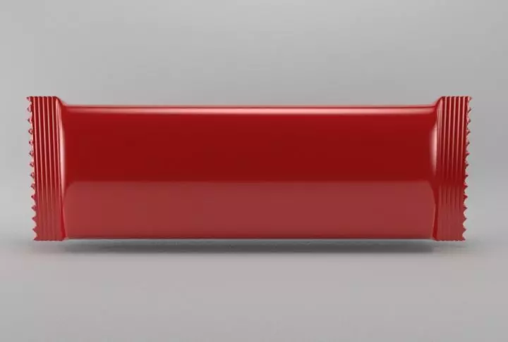 High Poly Snack package  3D model_0