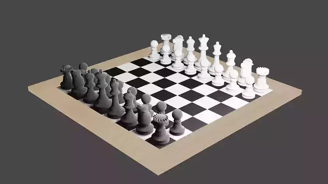 Chess Board and Chess Pieces