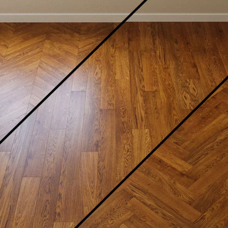 Parquet Coswick Inspire NUT Natural 3D model_0