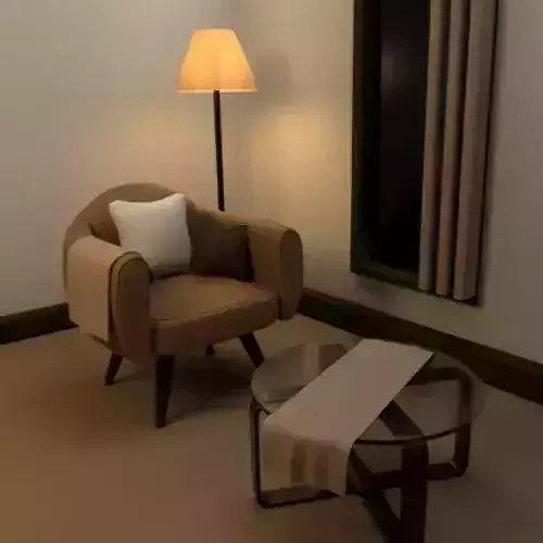 High Poly Comfortable Chair 