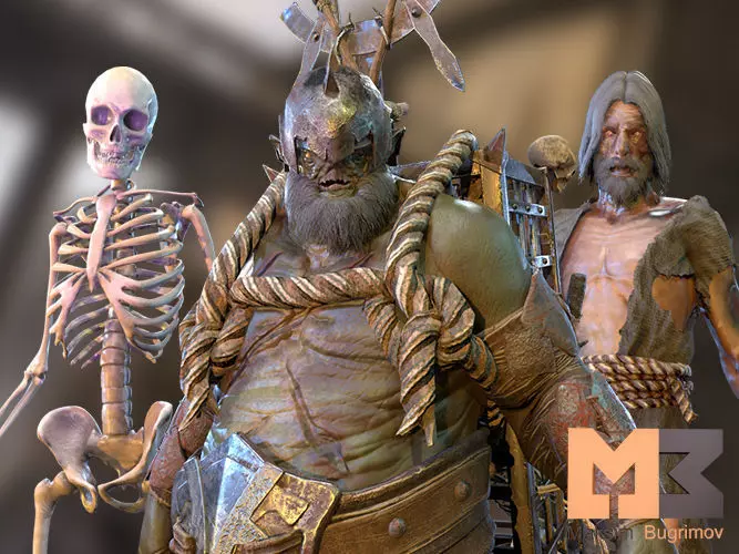 Orc 05 Low-poly 3D model_0