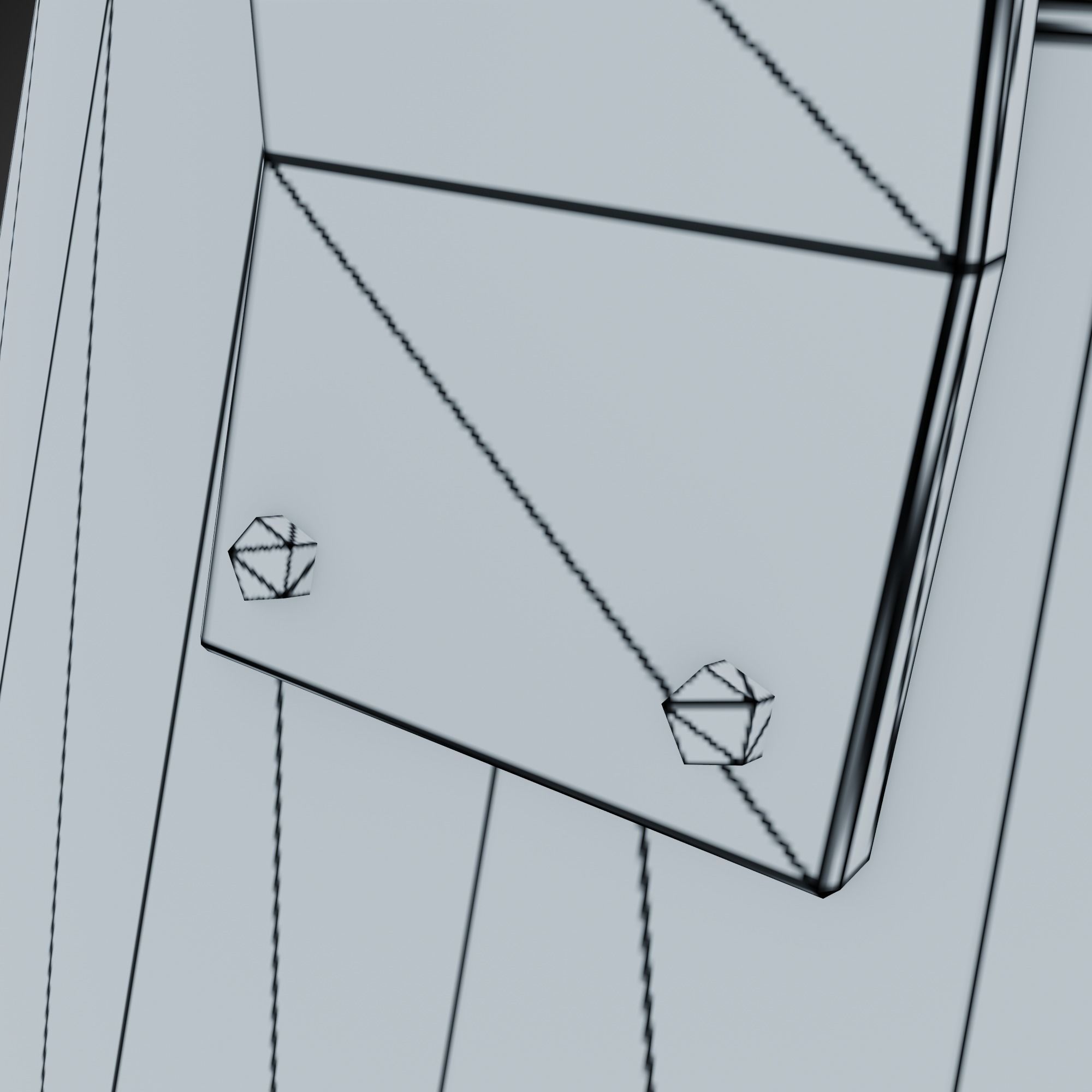 Watering Can Vintage Low-poly 3D model_23