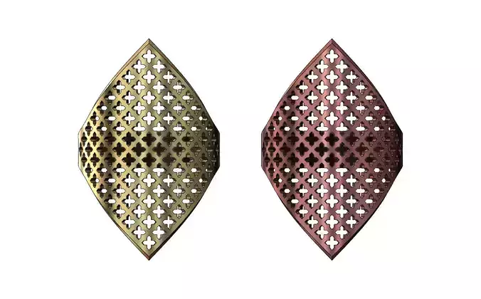 Moroccan moucharabieh motif ring  3D print model