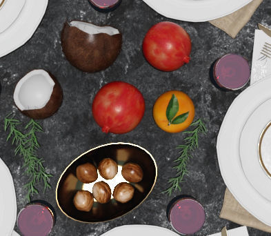 Table setting 3 3D model_2