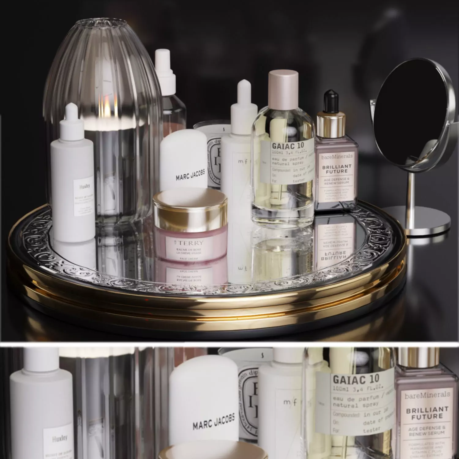 Makeup kit 3D model_0