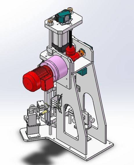 Motor rotor welding and inspection equipment 3D model_5