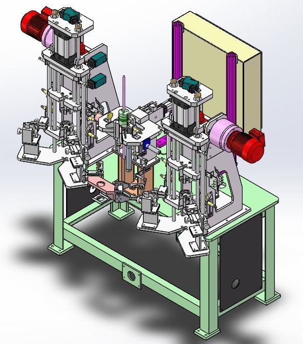 Motor rotor welding and inspection equipment 3D model_3