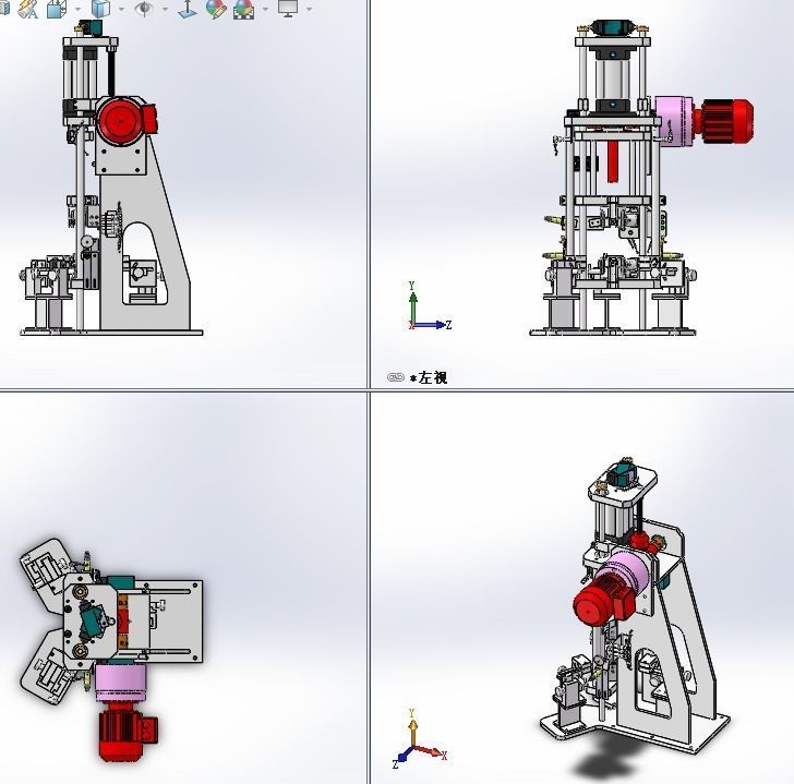 Motor rotor welding and inspection equipment 3D model_7
