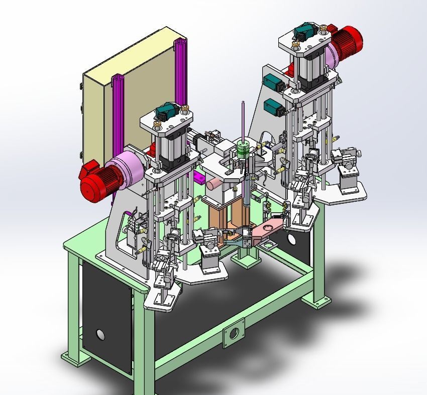 Motor rotor welding and inspection equipment 3D model_1