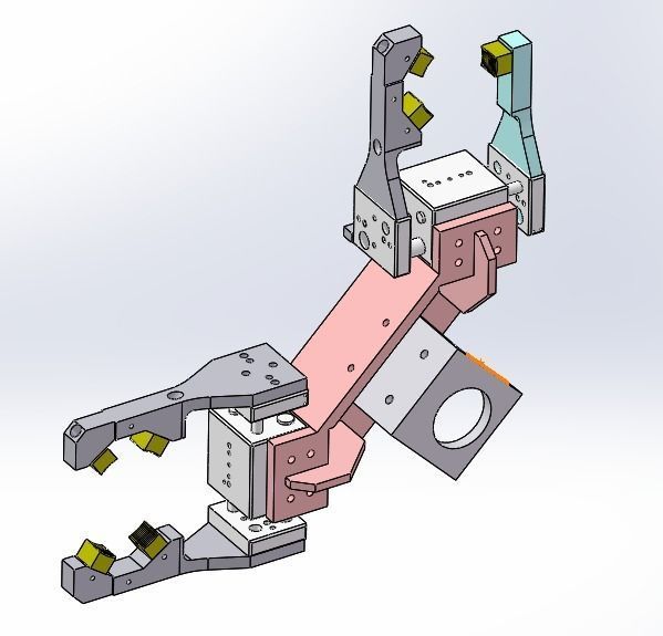 Motor rotor welding and inspection equipment 3D model_8