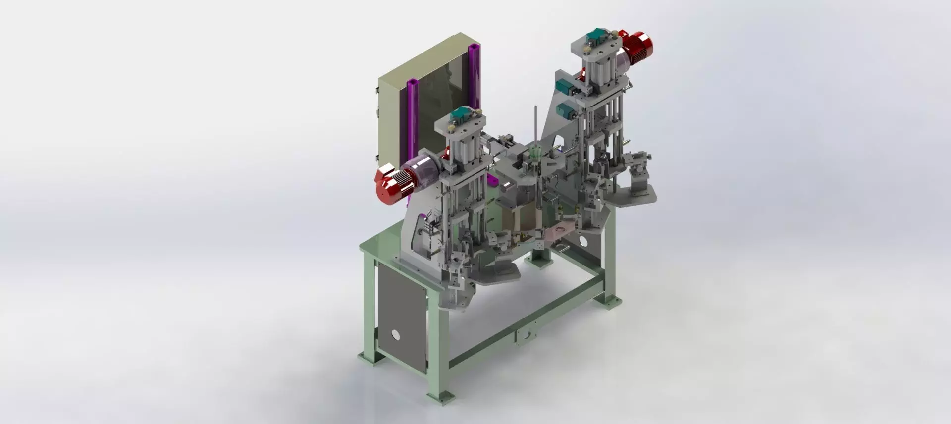 Motor rotor welding and inspection equipment 3D model_0