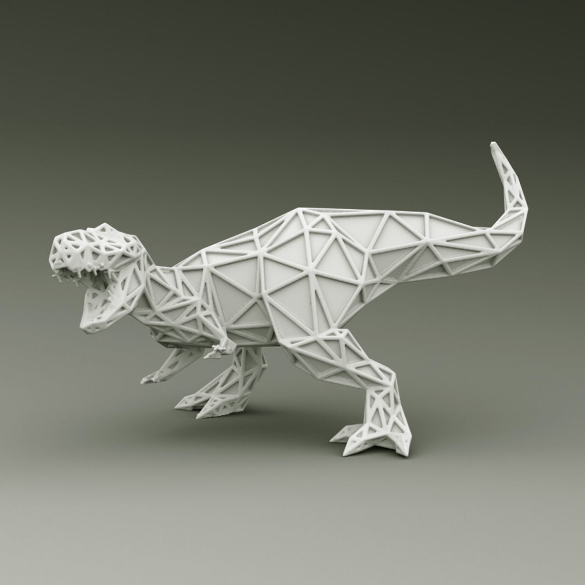 3D PRINTED MODEL T-REX-5-PATTERN-DESIGN 3D print model_33