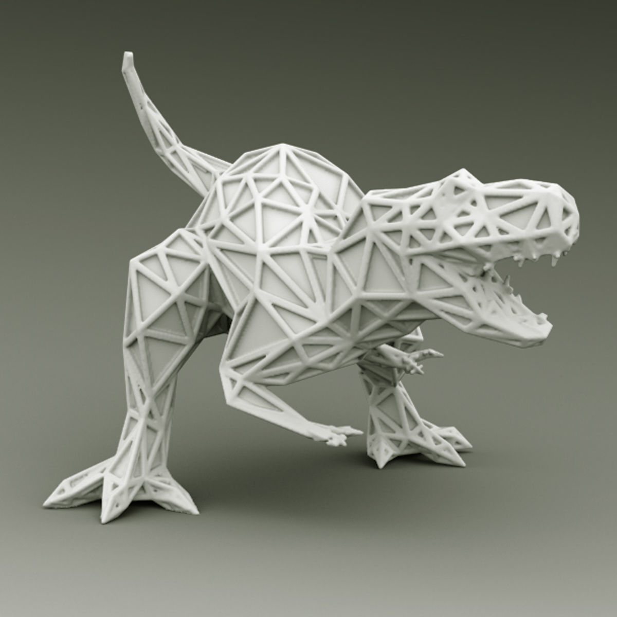 3D PRINTED MODEL T-REX-5-PATTERN-DESIGN 3D print model_35
