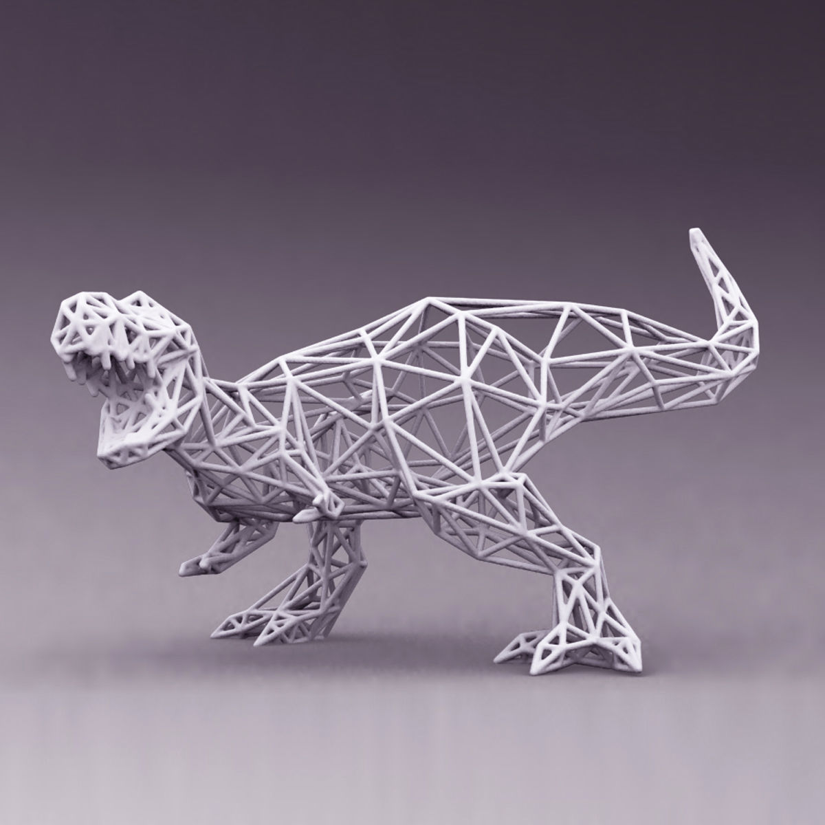 3D PRINTED MODEL T-REX-5-PATTERN-DESIGN 3D print model_2