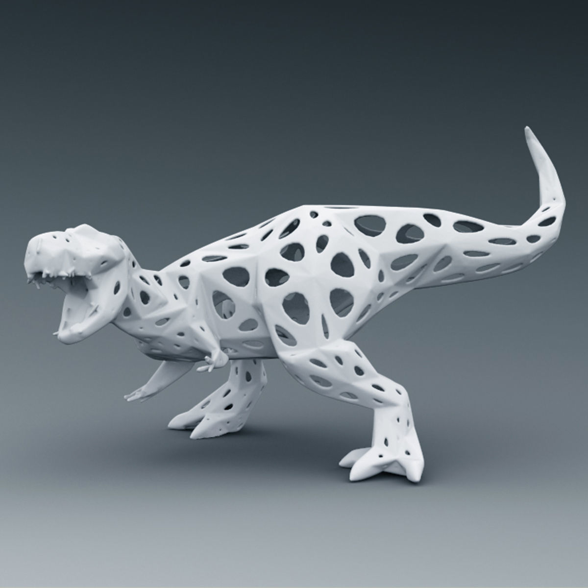 3D PRINTED MODEL T-REX-5-PATTERN-DESIGN 3D print model_43