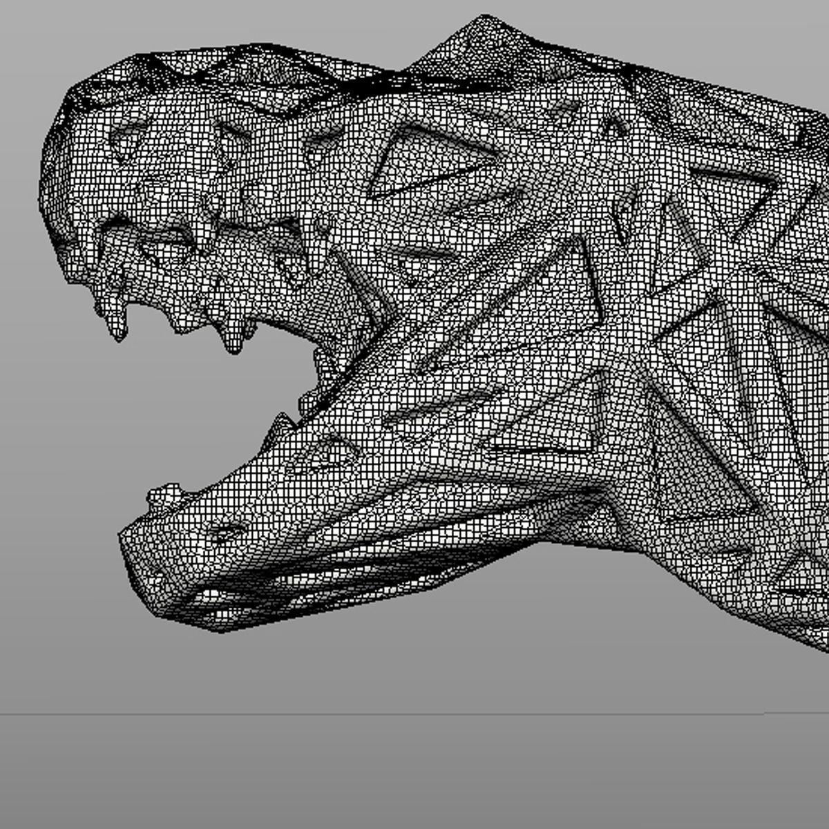 3D PRINTED MODEL T-REX-5-PATTERN-DESIGN 3D print model_31