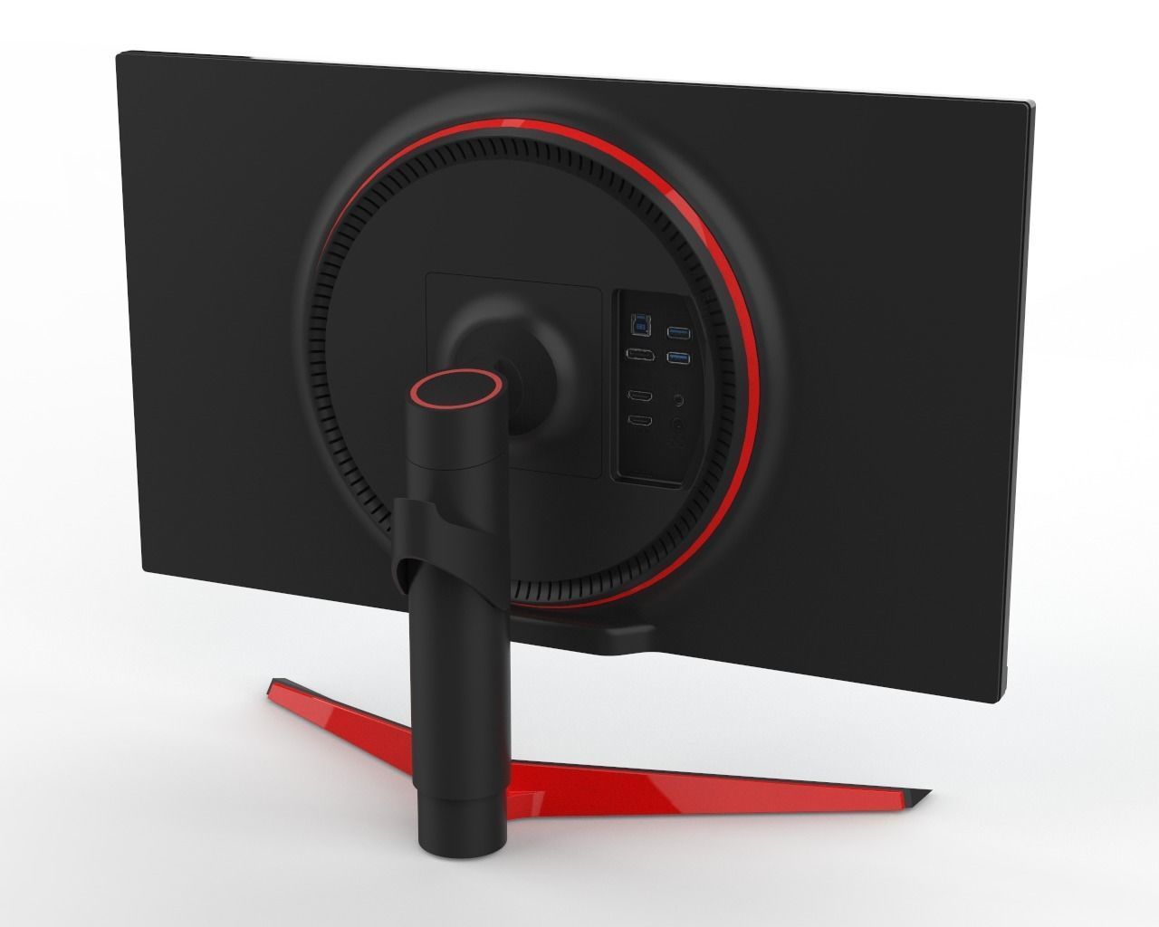 LG 27GL850 144Hz 1440p Gaming Monitor 3D model_1
