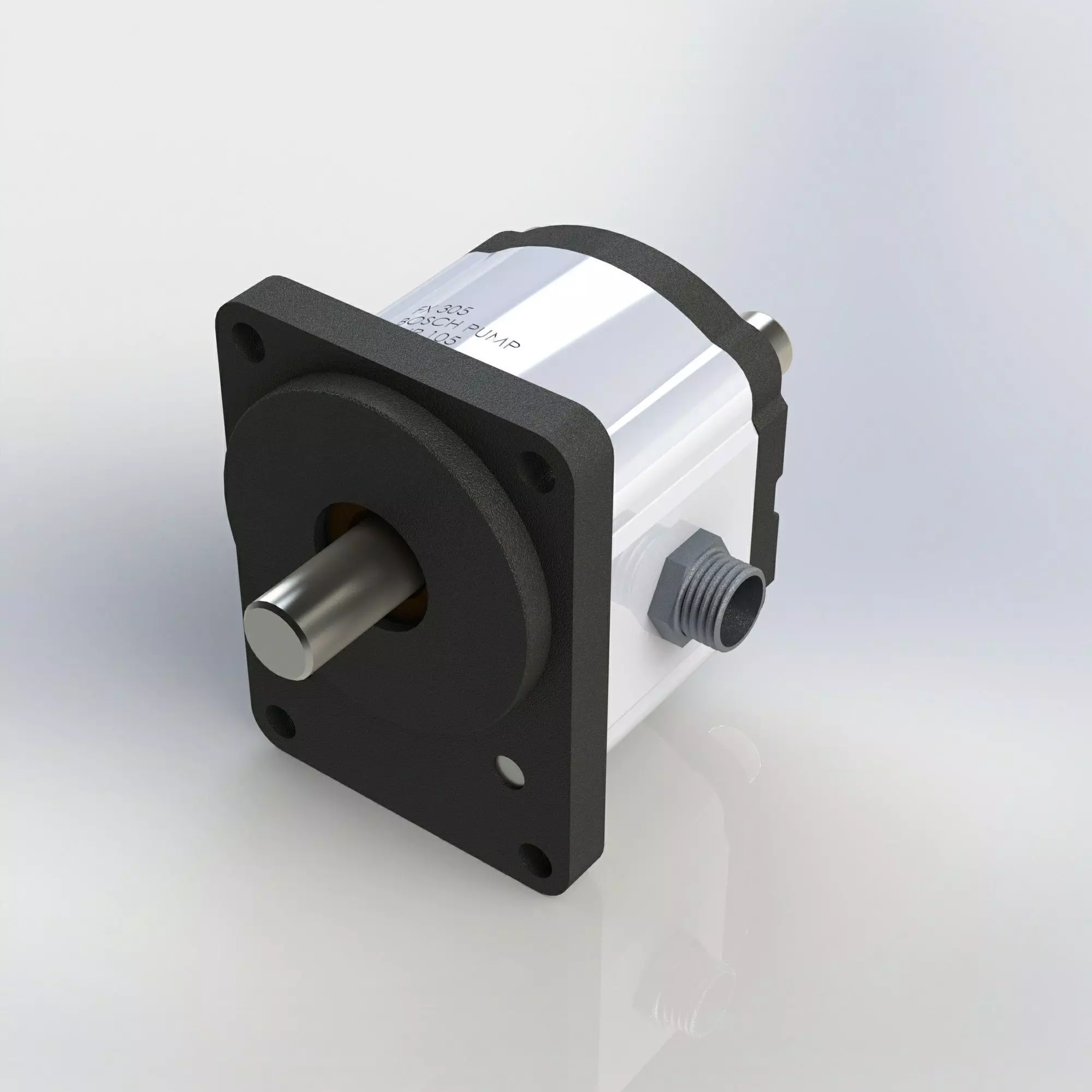 Hydraulic Pump 3D model_0