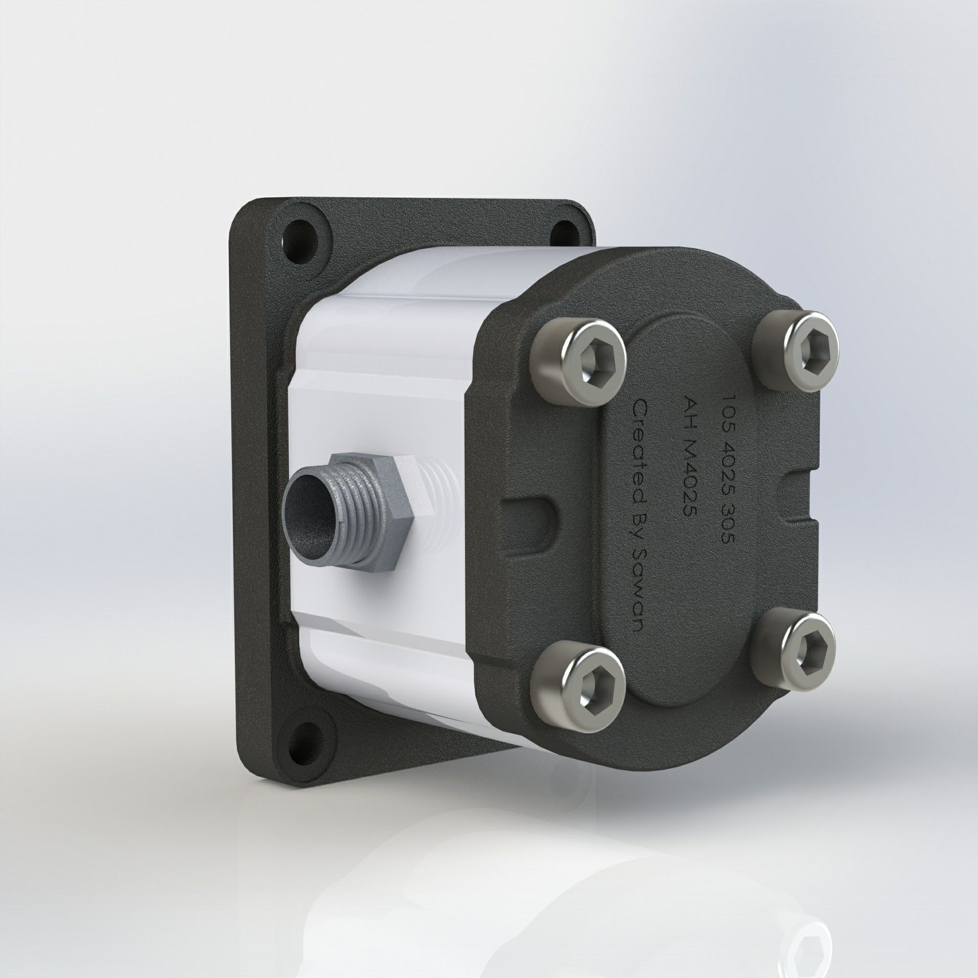 Hydraulic Pump 3D model_1