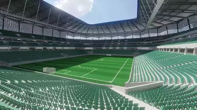 Education city stadium 2022 fifa world cup qatar 3D model