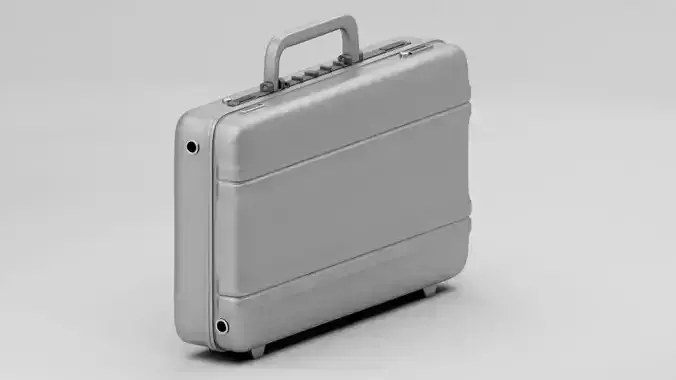 Metal Brief Case Low-poly 3D model