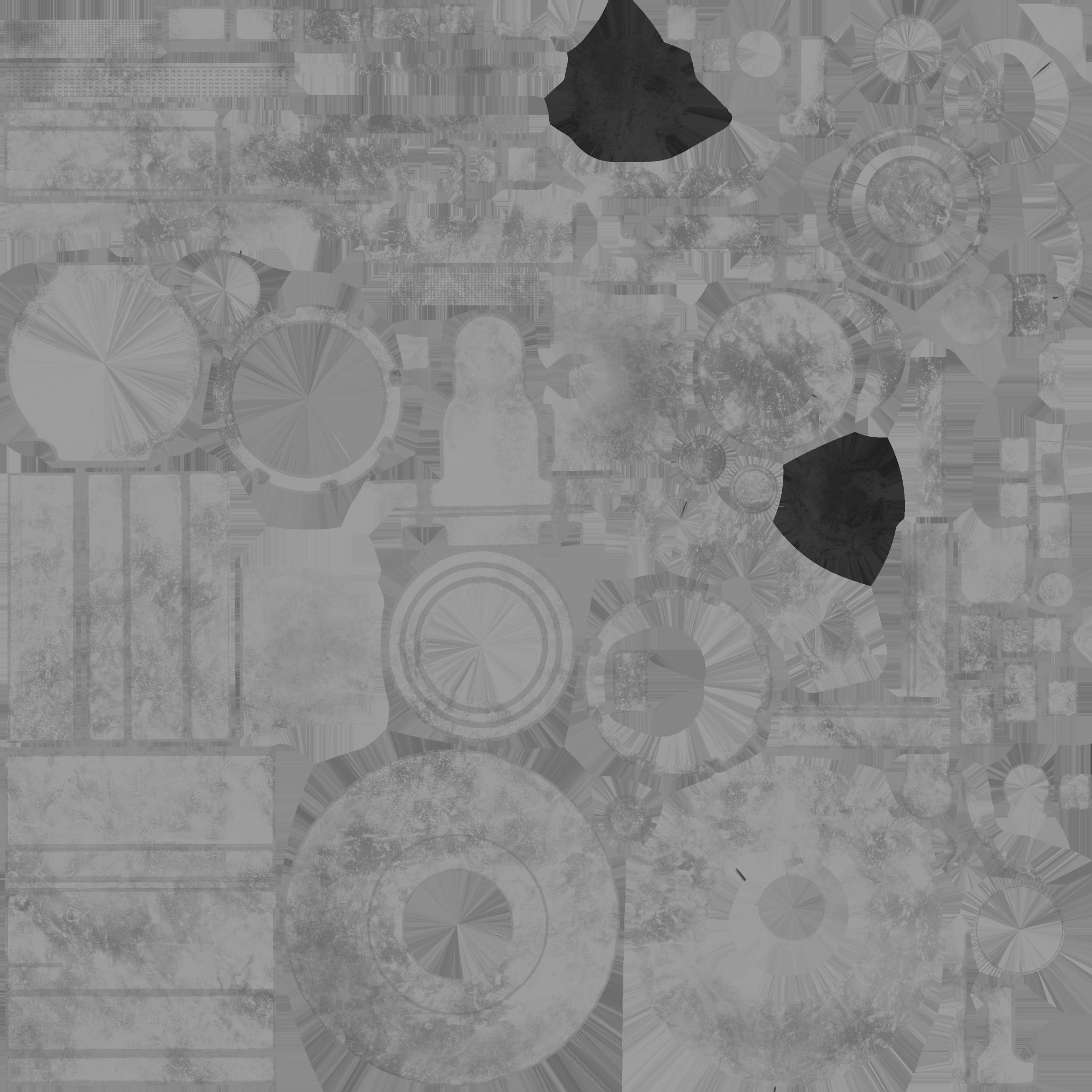 2x gun scope  Low-poly 3D model_10