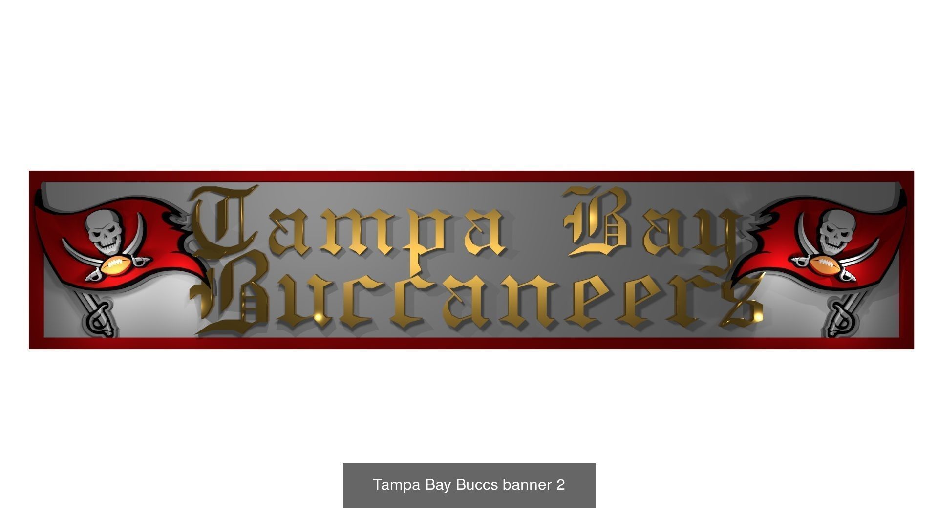 Buccaneers Tampa Bay 3D Model Collection_3