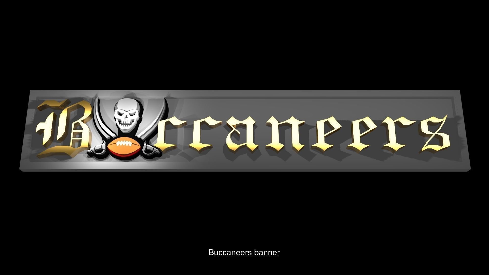 Buccaneers Tampa Bay 3D Model Collection_4