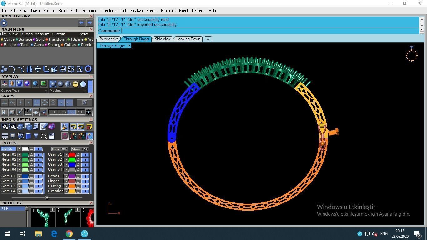 jewellery bracelets 3D print model_2
