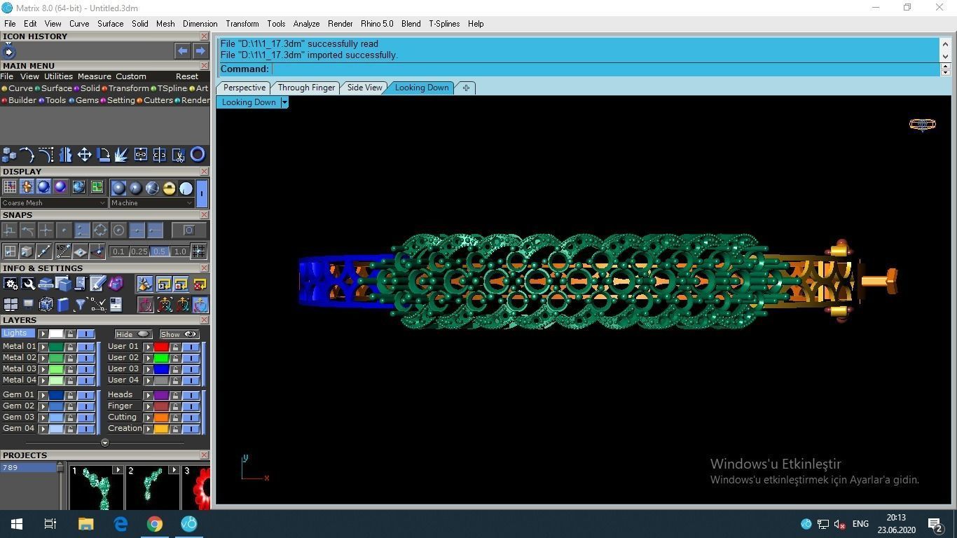 jewellery bracelets 3D print model_1