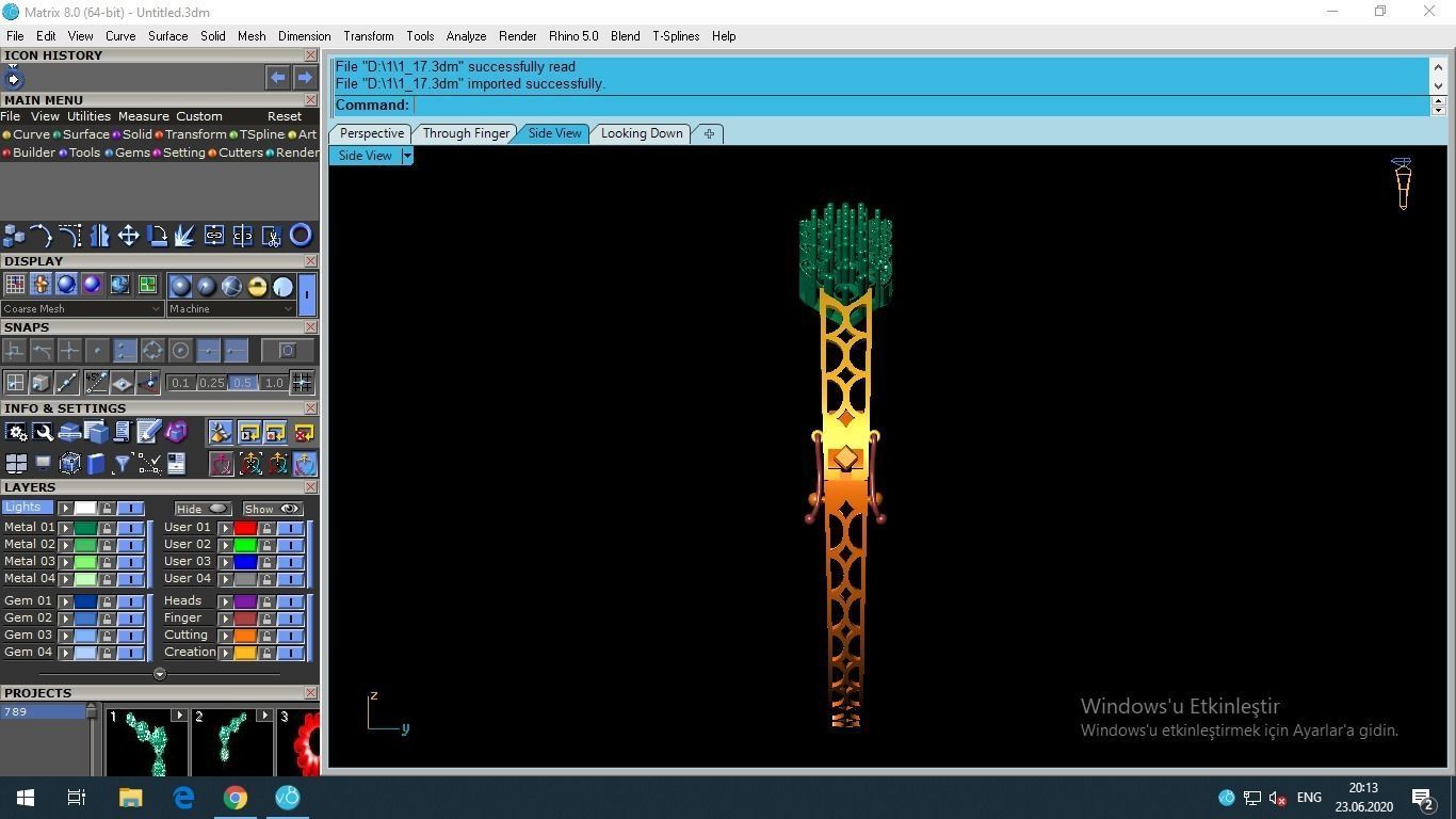 jewellery bracelets 3D print model_3