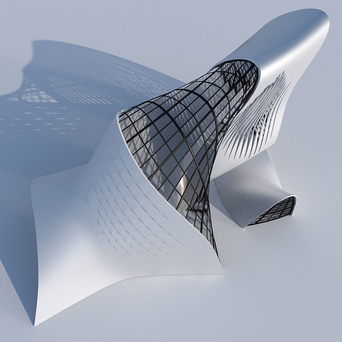 Futuristic building collection 4x 2 _20