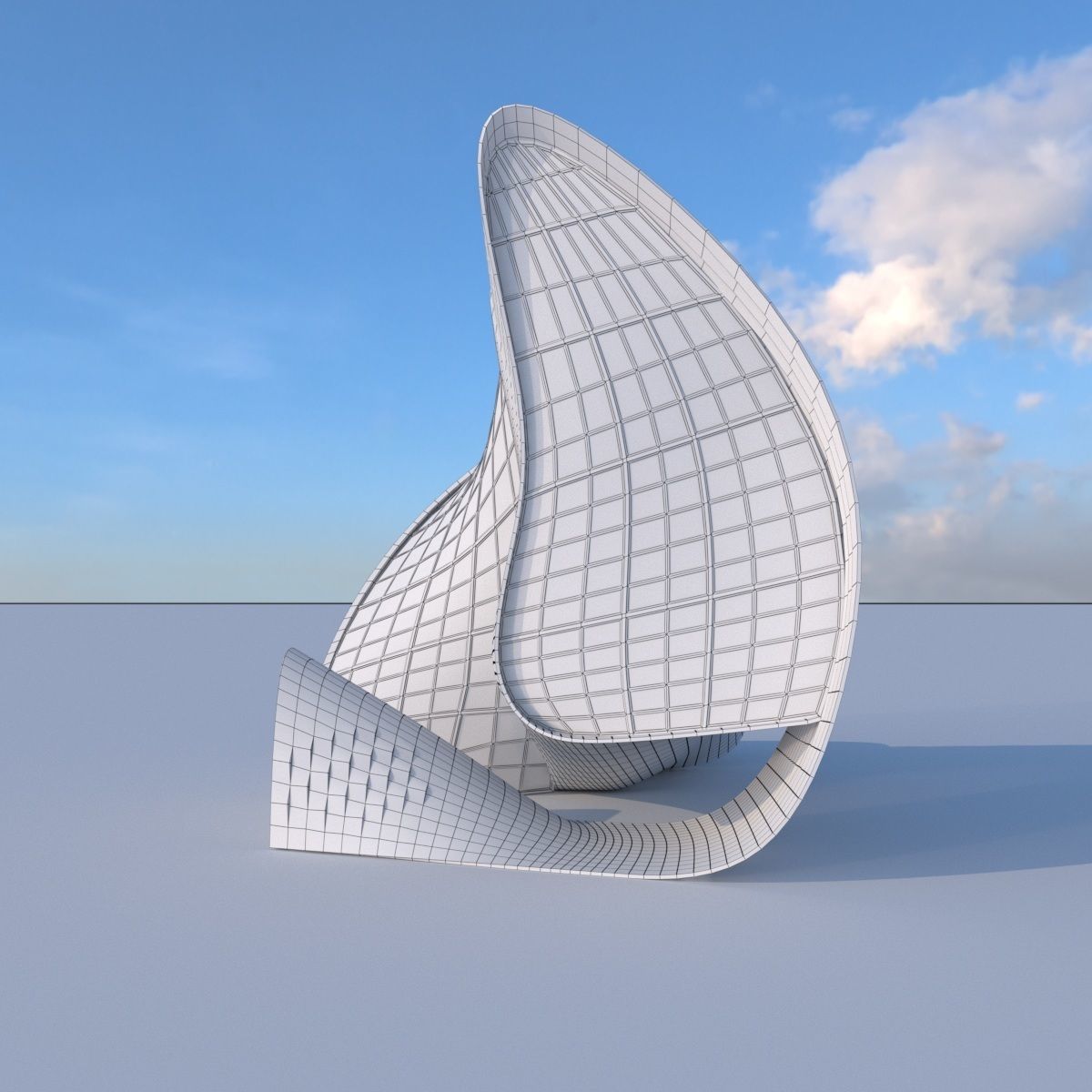 Futuristic building collection 4x 2 _25