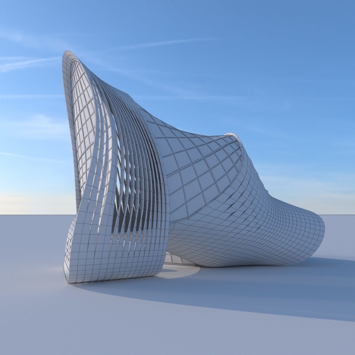 Futuristic building collection 4x 2 _23