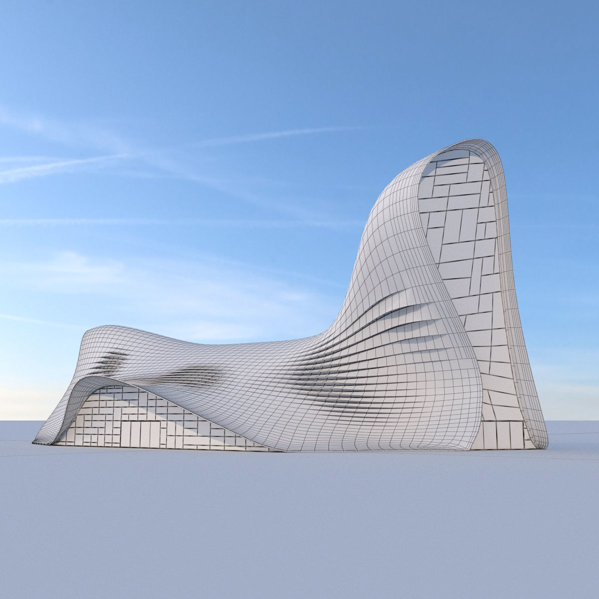 Futuristic building collection 4x 2 _4