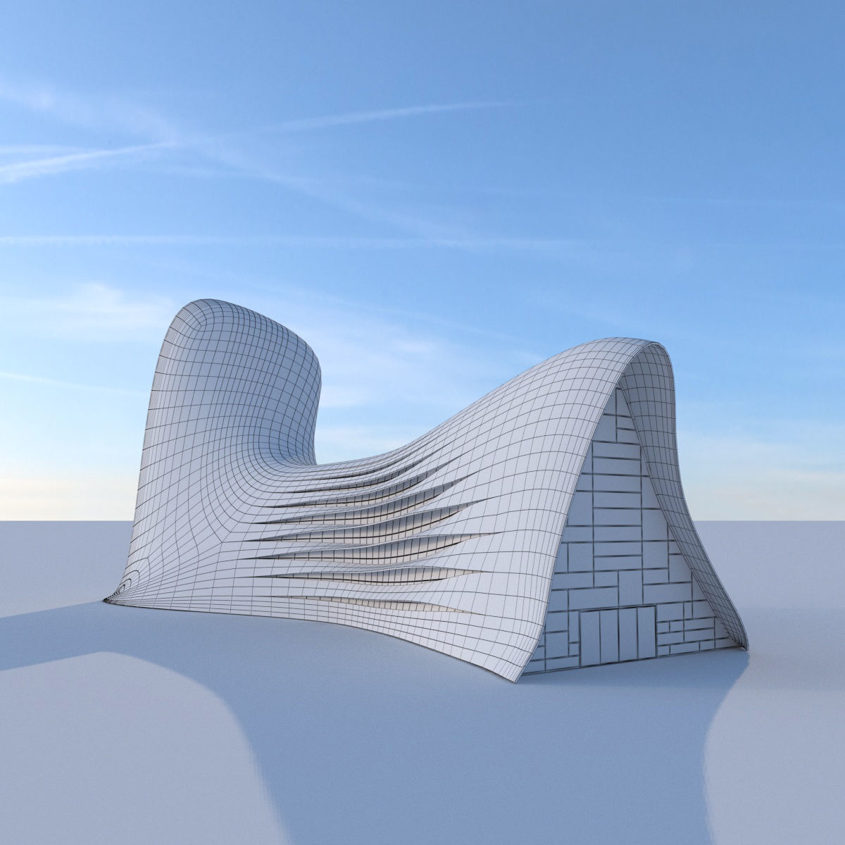 Futuristic building collection 4x 2 _5