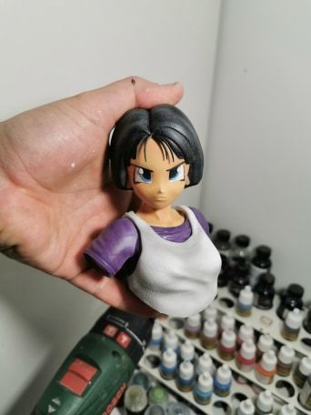 Videl Bust 1-6 Scale - Dragon Ball 3D print model_6
