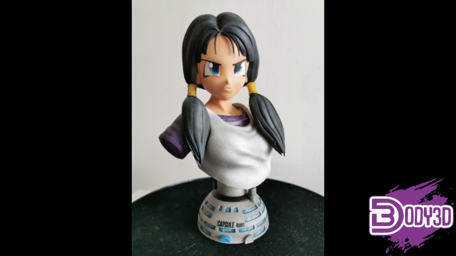 Videl Bust 1-6 Scale - Dragon Ball 3D print model_3